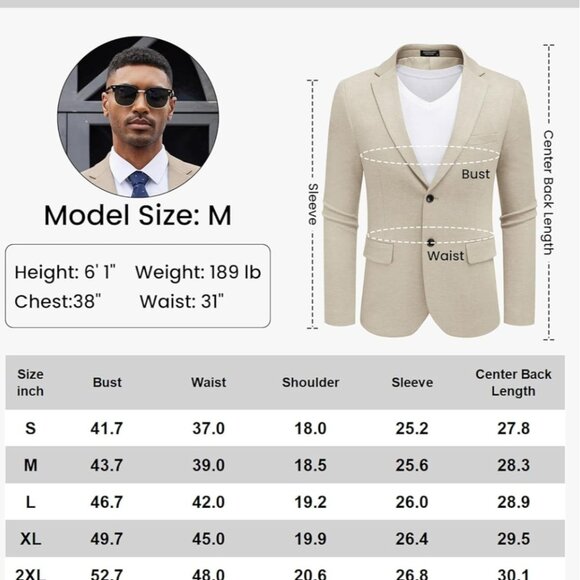 BNWT Men's Sport Coat - Picture 9 of 10